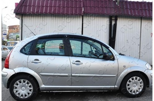 Дефлекторы окон Citroen C3 I хэтчбек