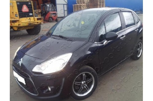 Дефлекторы окон Citroen C3 II хэтчбек