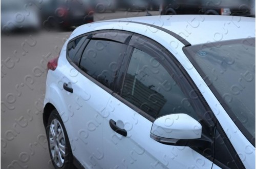 Дефлекторы окон Ford Focus 3