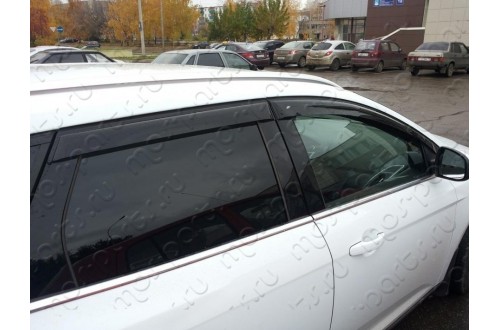 Дефлекторы окон Ford Focus 3 универсал