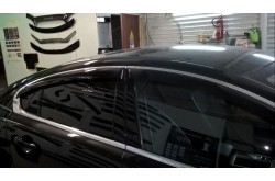 Дефлекторы боковых окон с хромированным молдингом Jaguar XF I
