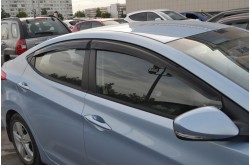 Дефлекторы боковых окон Hyundai Elantra V седан