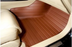 Коврики из экокожи Lexus LS IV коричневые