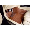 Коврики из экокожи Skoda Superb коричневые