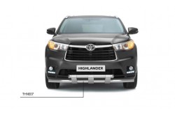 Защита переднего бампера Toyota Highlander 2014-н.в.